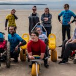 Scottish young surfers