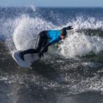 Scottish young surfers